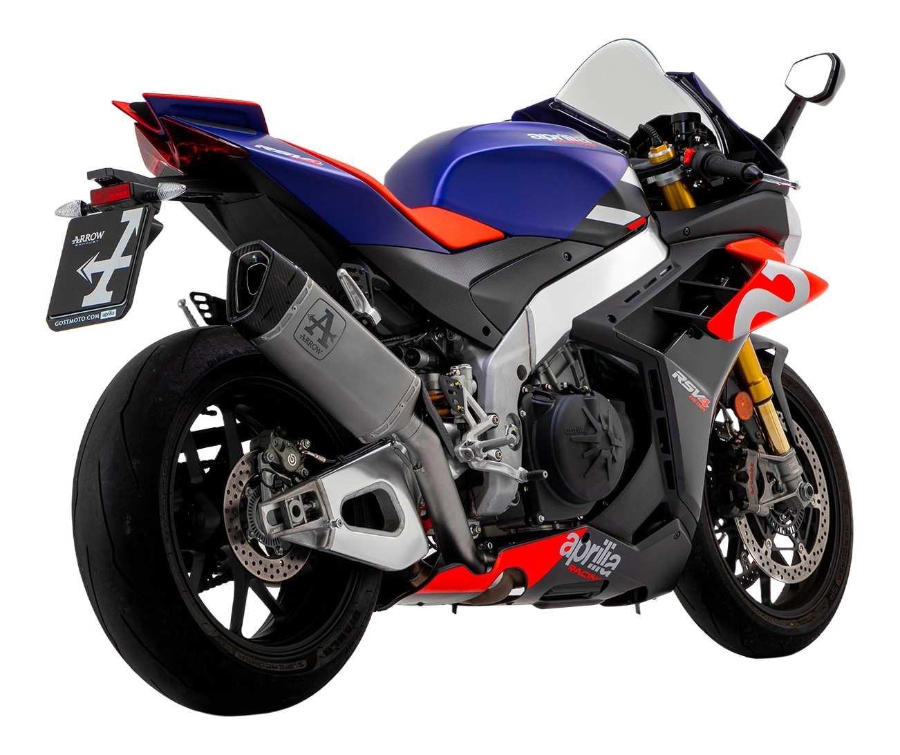 DEMI-LIGNE ARROW PISTA POUR APRILIA TUONO V4 2021-2025, RSV4 2021-2025