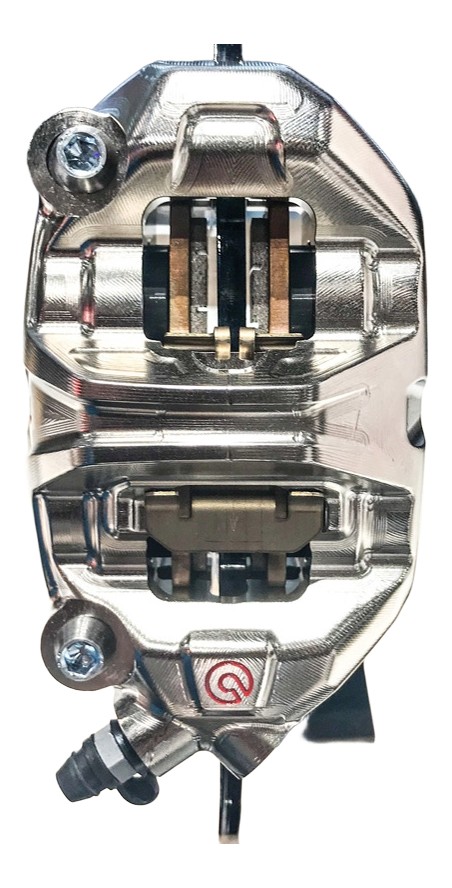 etrier frein avant brembo entraxe 100mm M4 racing monobloc 220988530