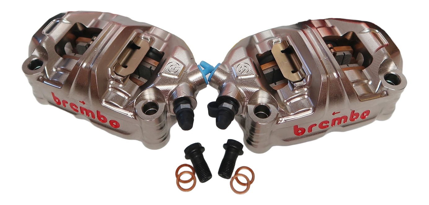 etrier frein avant brembo entraxe 100mm M4 racing monobloc 220988530