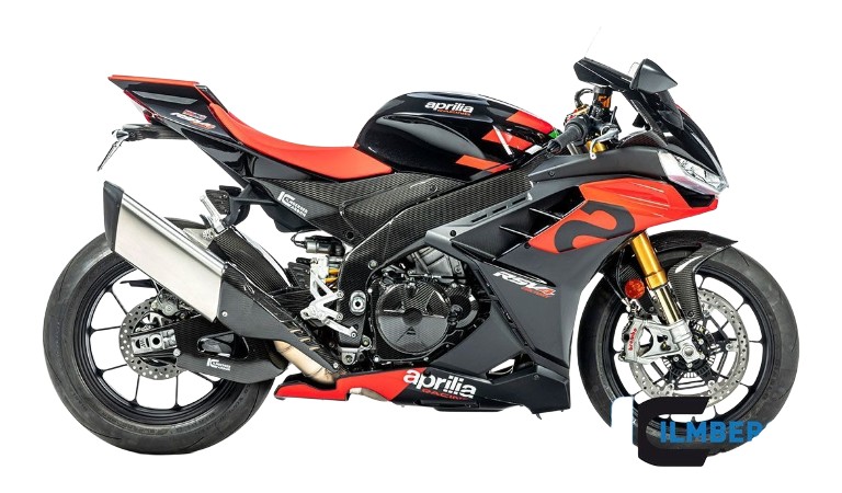 CARTER D'EMBRAYAGE EN CARBONE BRILLANT ILMBERGER APRILIA RSV4 2021-2023