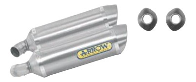 Silencieux Arrow Street Thunder ducati monster 696 /  796 embout inox