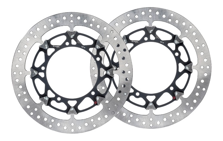 Paire de disques Brembo T-Drive pour CBR1000RR-R 2020›2024 (208C89069)