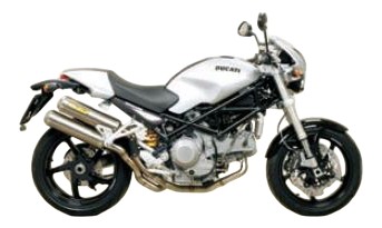 Arrow Round Sil Ducati Monster S2R 1000