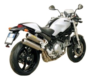 Arrow Round Sil Ducati Monster S2R 1000
