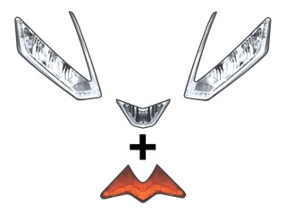 STICKERS FEUX POUR APRILIA RSV4 / TUONO V4 / RS 660 / TUONO 600 2021›2023