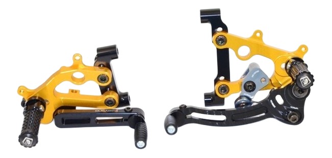 COMMANDES RECULÉES DUCABIKE TYPE SBK PANIGALE 899 - 959 - 1199 - 1299 - V2