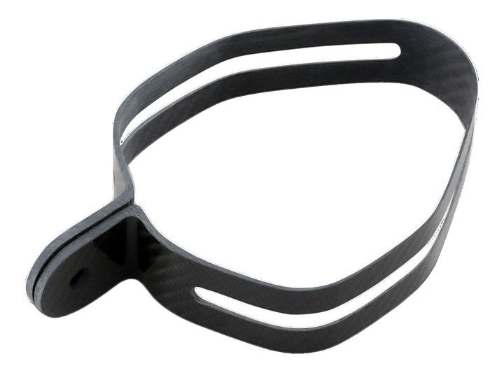Collier de fixation Carbone pour silencieux AKRAPOVIC (P-MCCZ4)