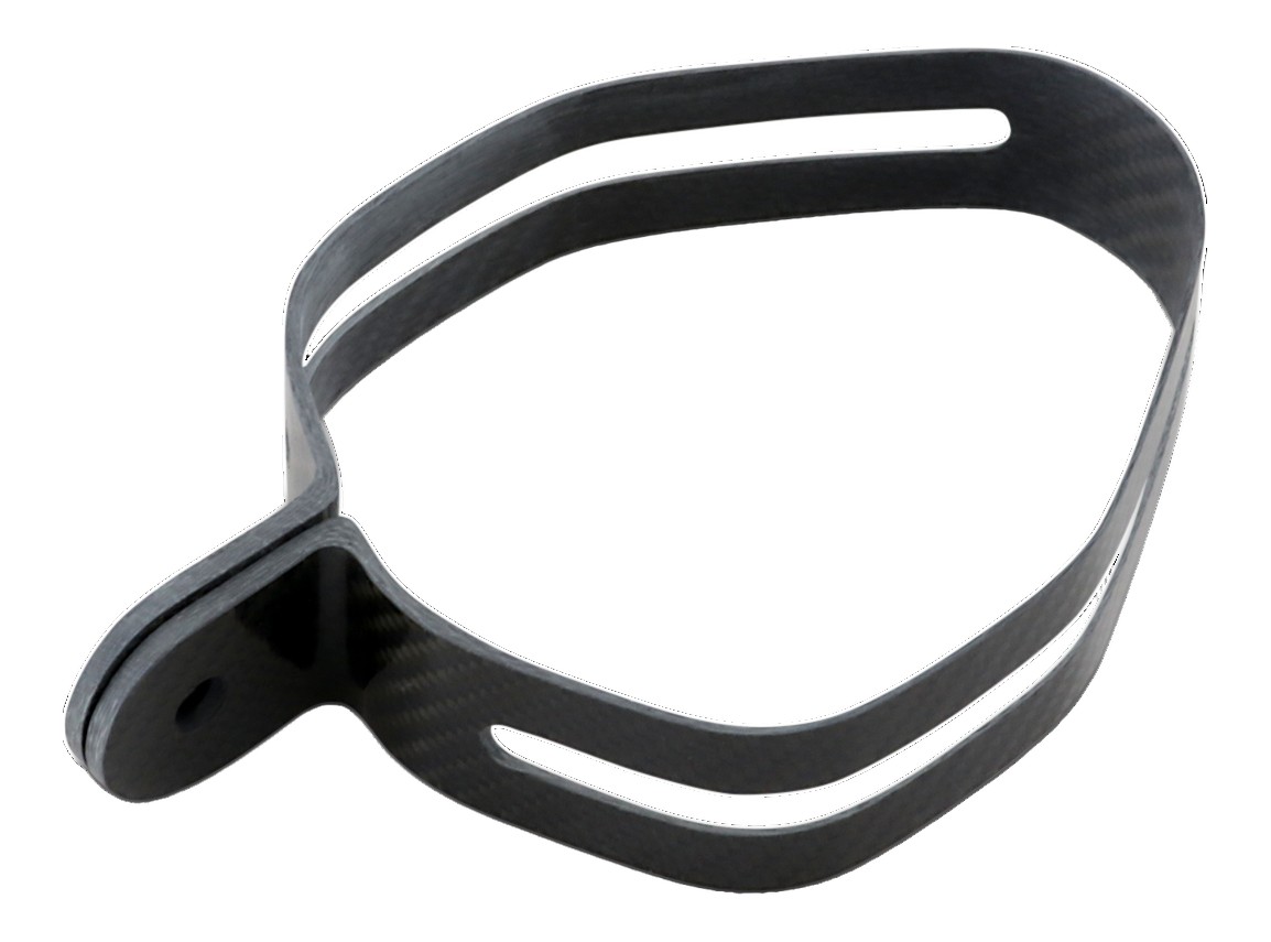 Collier de fixation Carbone pour silencieux AKRAPOVIC (P-MCCZ4)