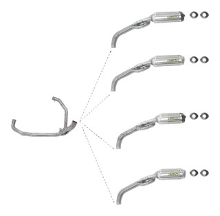 Ligne Racing et silencieux Arrow Street Thunder Ducati Hypermotard 796