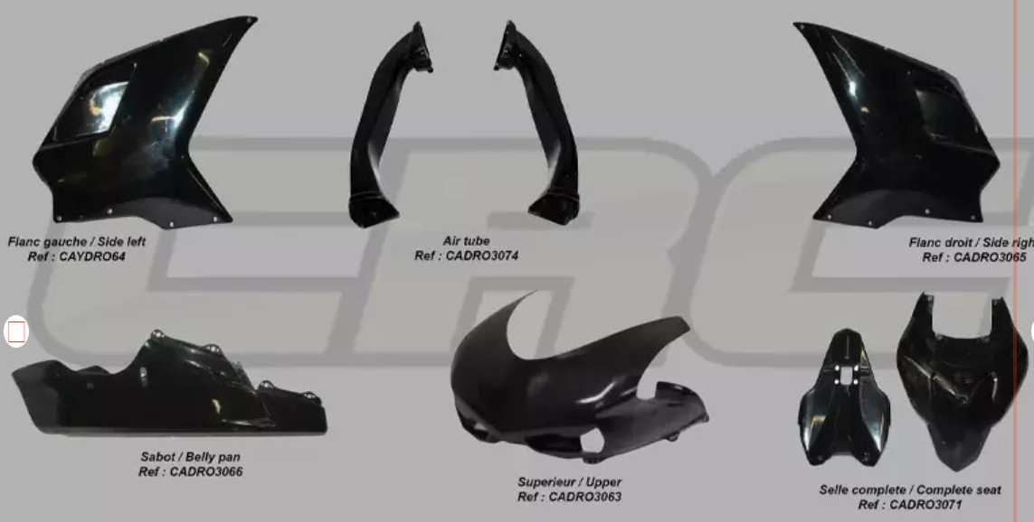 Carénage Poly CRC S2 concept Ducati 848 / 1098 /1198