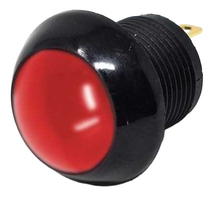 Bouton poussoir normalement ouvert P9 Jetprime Rouge