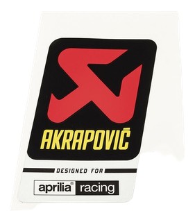 Sticker Akrapovic Aprilia racing (606712M)