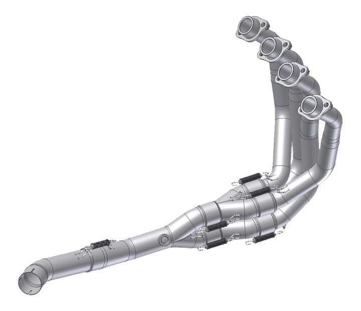 Collecteur racing inox MIVV pour KAWASAKI Z900 20›24 (K.052.C1)