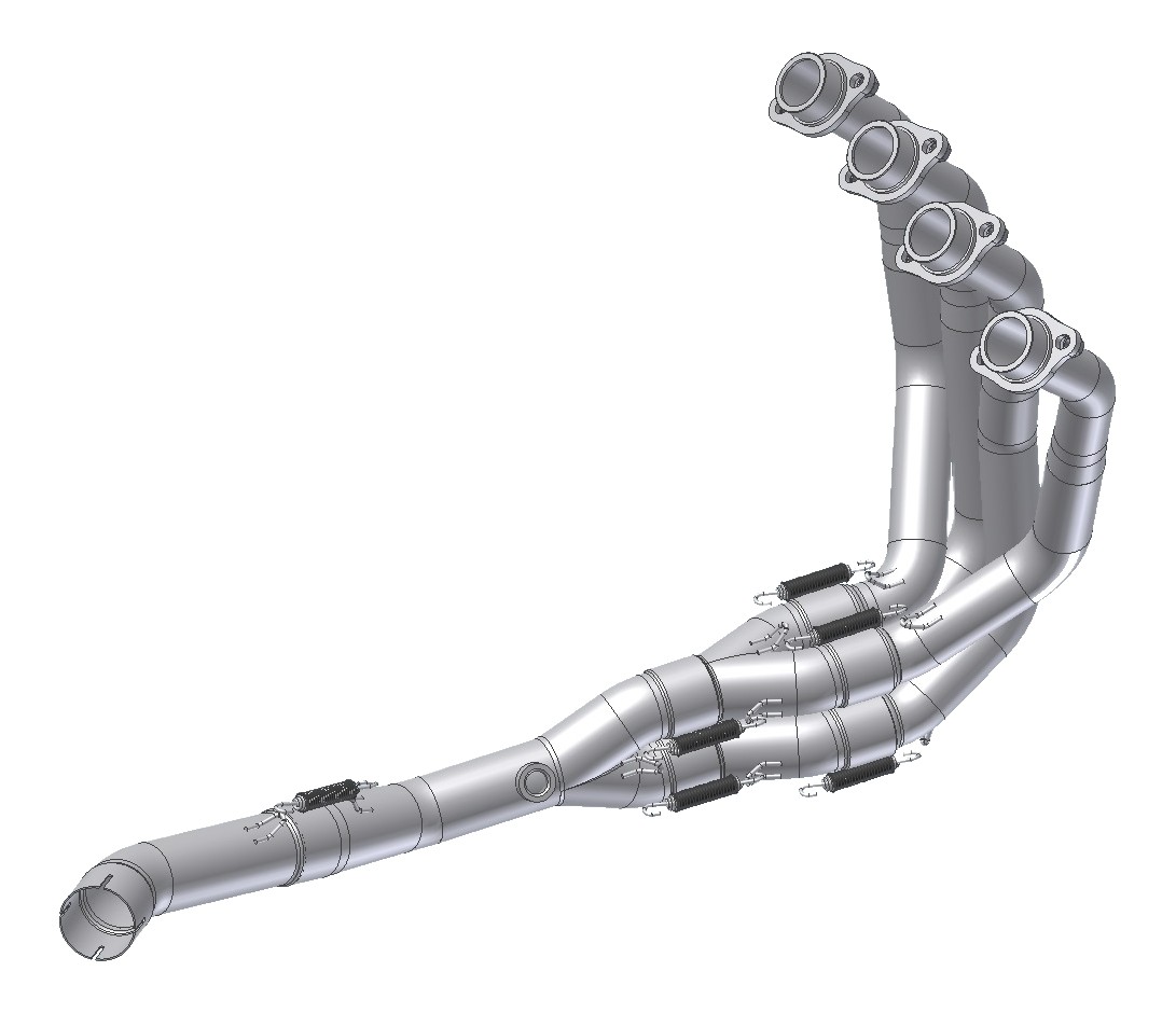 Collecteur racing inox MIVV pour KAWASAKI Z900 20›24 (K.052.C1)