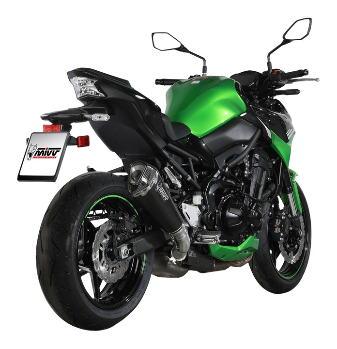 Silencieux MIVV DELTA RACE Inox noir pour KAWASAKI Z900 / Z900 A2