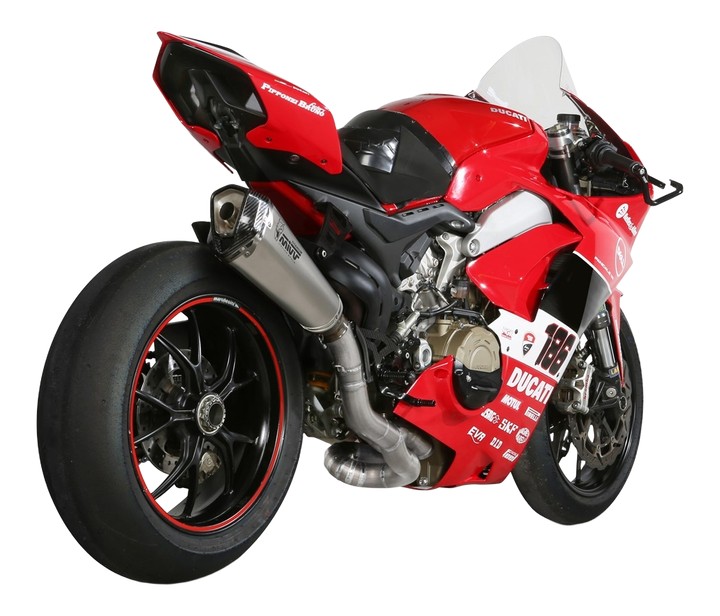 Ligne MIVV titane DELTA RACE EVO pour DUCATI PANIGALE V4 2018›2023 (R.DU.0003.SDRT)