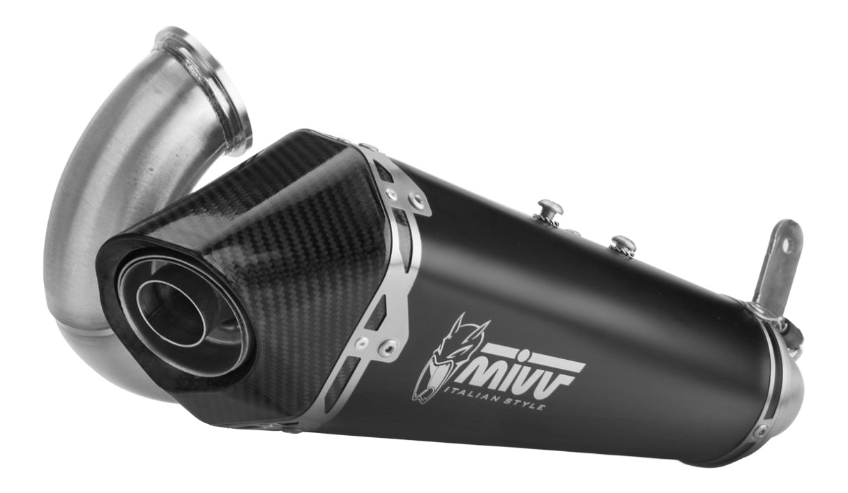 Silencieux DELTA RACE MIVV Inox pour PANIGALE V2 / Streetfighter V2 (D.046.LDRB)