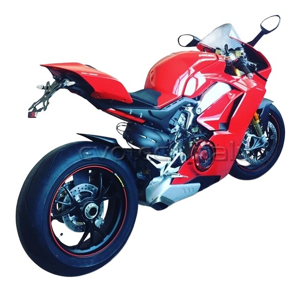 Support de plaque Evotech pour PANIGALE - photo non contractuelle