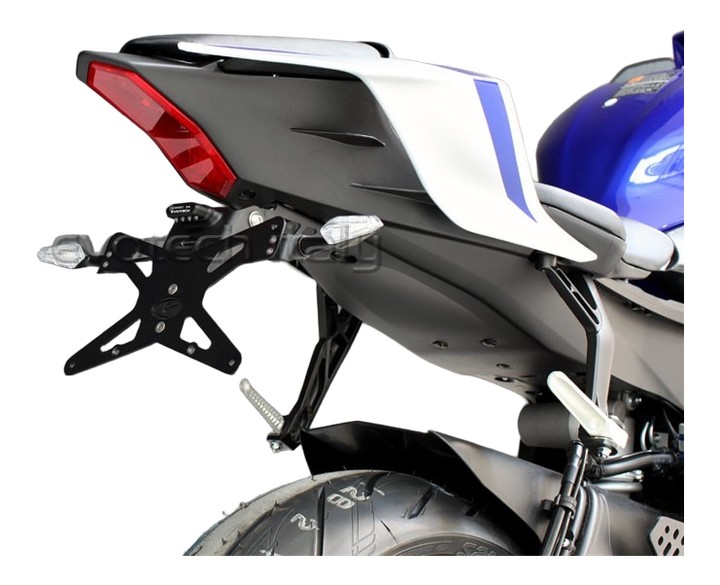 Support de plaque Evotech pour R6 09›19 - photo non contractuelle