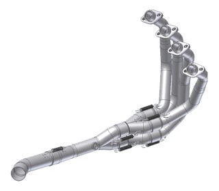 Collecteur décatalysé inox MIVV KAWASAKI Z900 A2 17›23 (K.045.C2)