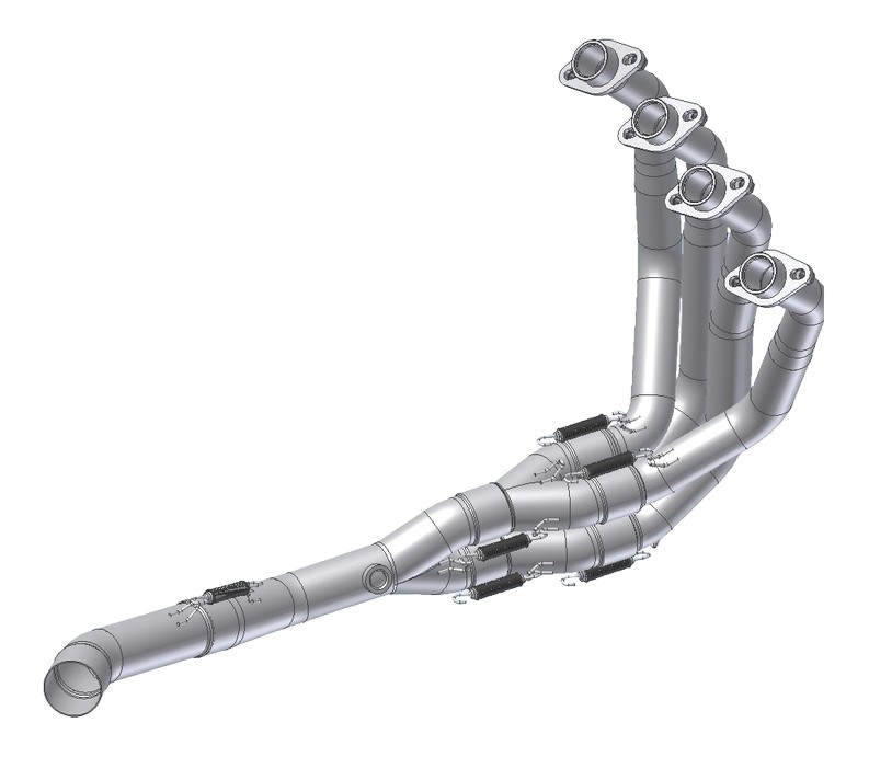 Collecteur décatalysé inox MIVV KAWASAKI Z900 A2 17›23 (K.045.C2)