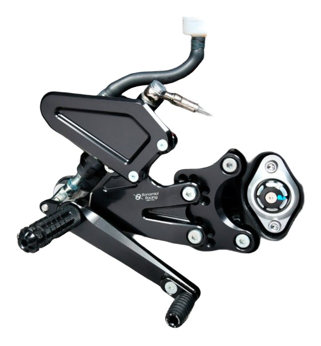 COMMANDES RECULÉES BONAMICI TRIUMPH STREET TRIPLE 765 / R / RS 2023-2025, Moto2 2023-2025 (TH09)