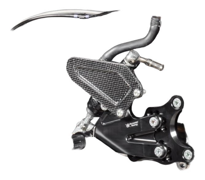 COMMANDES RECULÉES BONAMICI TRIUMPH STREET TRIPLE 765 S / R / RS 2017-2022 (TH06)