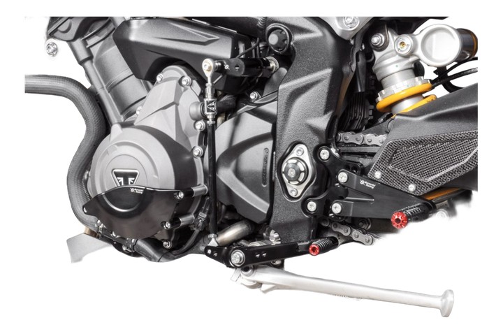 COMMANDES RECULÉES BONAMICI TRIUMPH STREET TRIPLE 765 S / R / RS 2017-2022 (TH06)