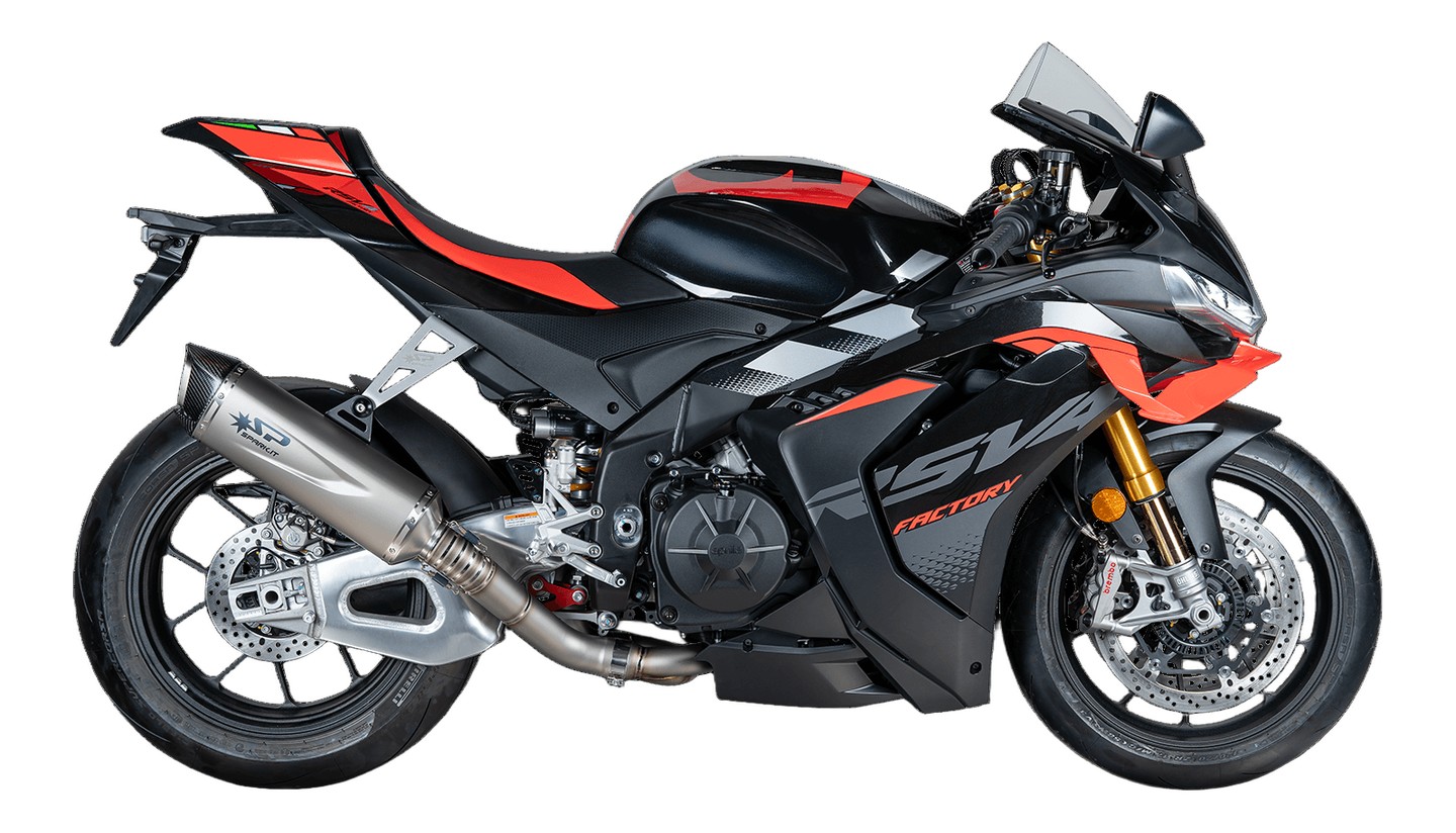Ligne complète SPARK titane  Force Evo pour APRILIA RSV4 2017-2026 (GAP8805T)