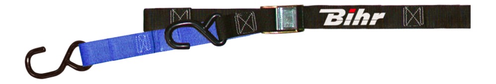 Sangles à boucle bicolore BIHR noir/bleu