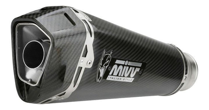 Silencieux MIVV DELTA RACE Inox noir pour HONDA CB 750 HORNET (H.085.LDRC)