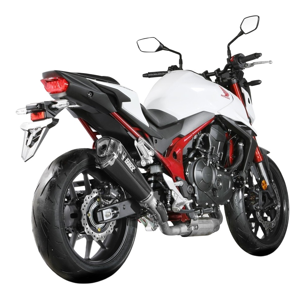 Silencieux MIVV DELTA RACE Inox noir pour HONDA CB 750 HORNET (H.085.LDRC)