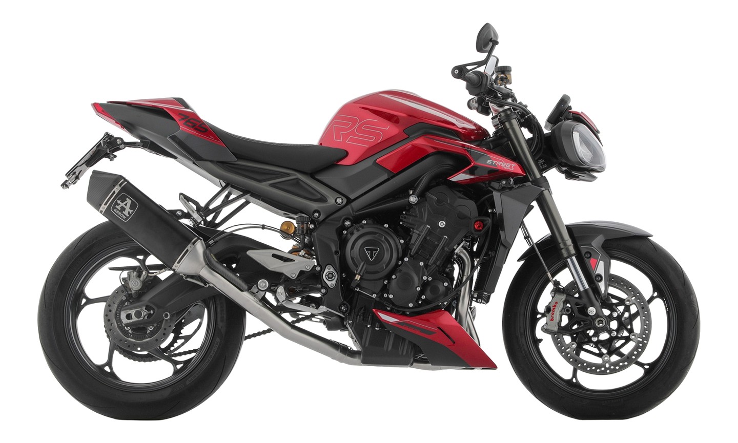 SILENCIEUX ARROW VELOCE POUR TRIUMPH STREET TRIPLE 765 RS 2020›2023