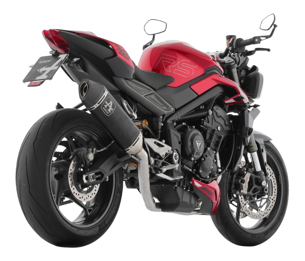 SILENCIEUX ARROW VELOCE POUR TRIUMPH STREET TRIPLE 765 RS 2020›2023