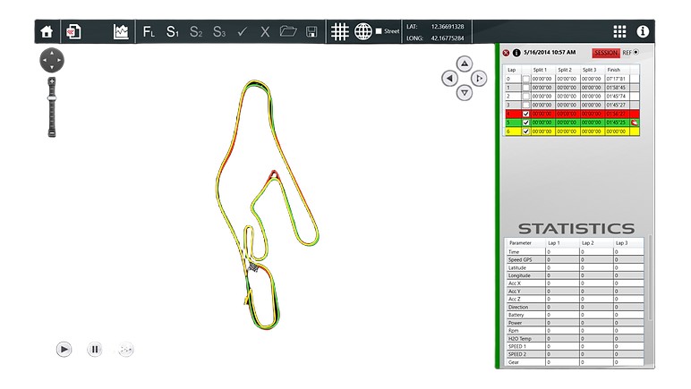 Chronomètre moto GPS PZ Racing Start plus