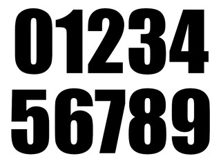 Numéros de course homologués FFM en vinyle