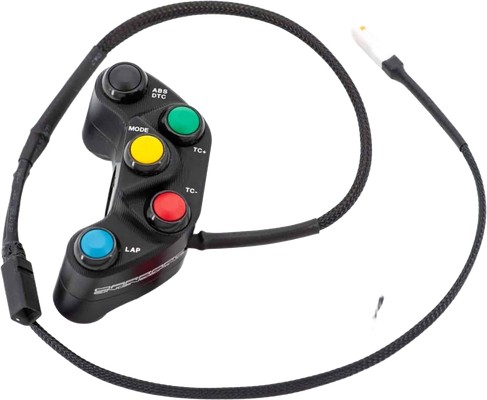 COMMODO DE GUIDON RACING DROITE ET GAUCHE